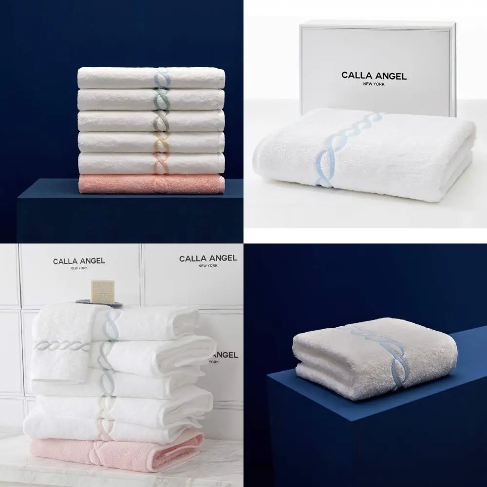 

Большое банное полотенце из египетского хлопка, 63 x 31 дюймов, 1 шт., синее