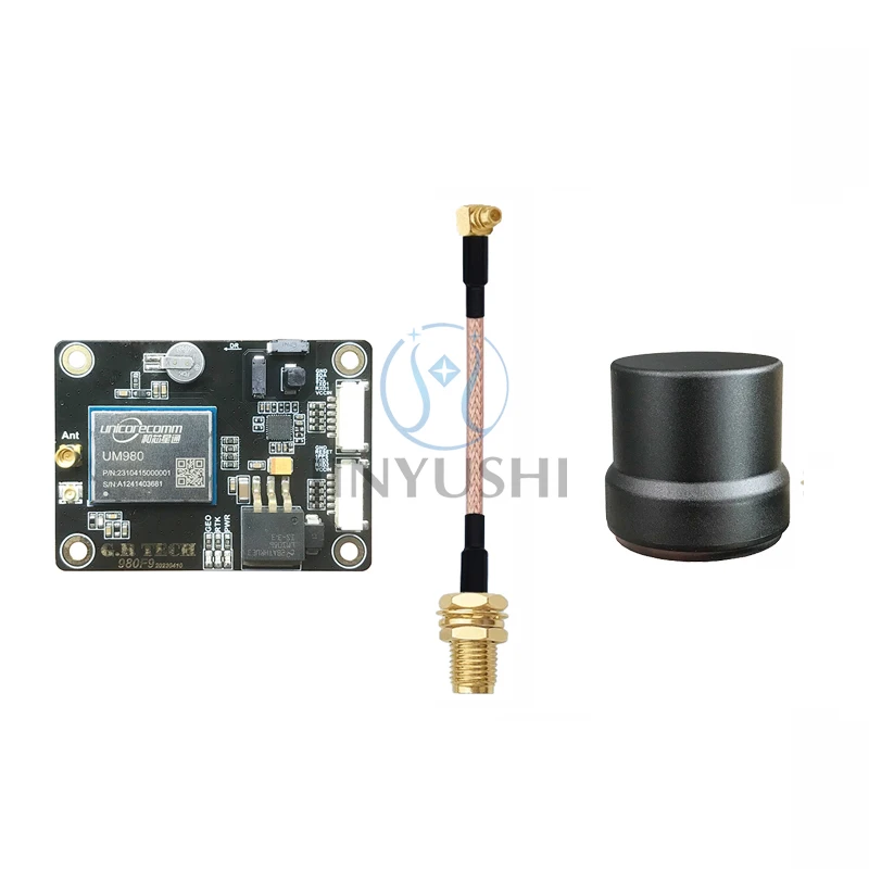 

Unicorecomm EM-980D2 Core Board Serial Module High Precision Module RTK GNSS GPS BDS GLONASS Galileo UM980 Replace ZED-F9P