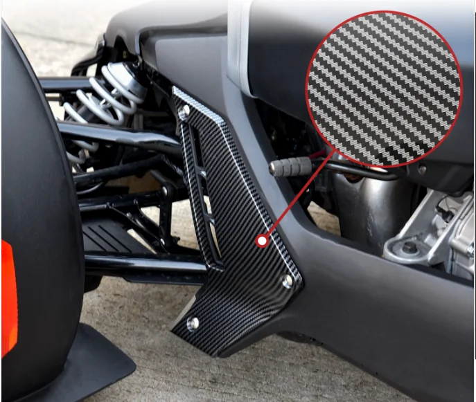 Carbon Fiber Pattern Lower Fairing Panels for Can-Am Ryker All Models