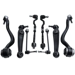 8pcs Front Lower Suspension Wishbone Control Arms Kit For BMW X5 X6 E70 E71 E72