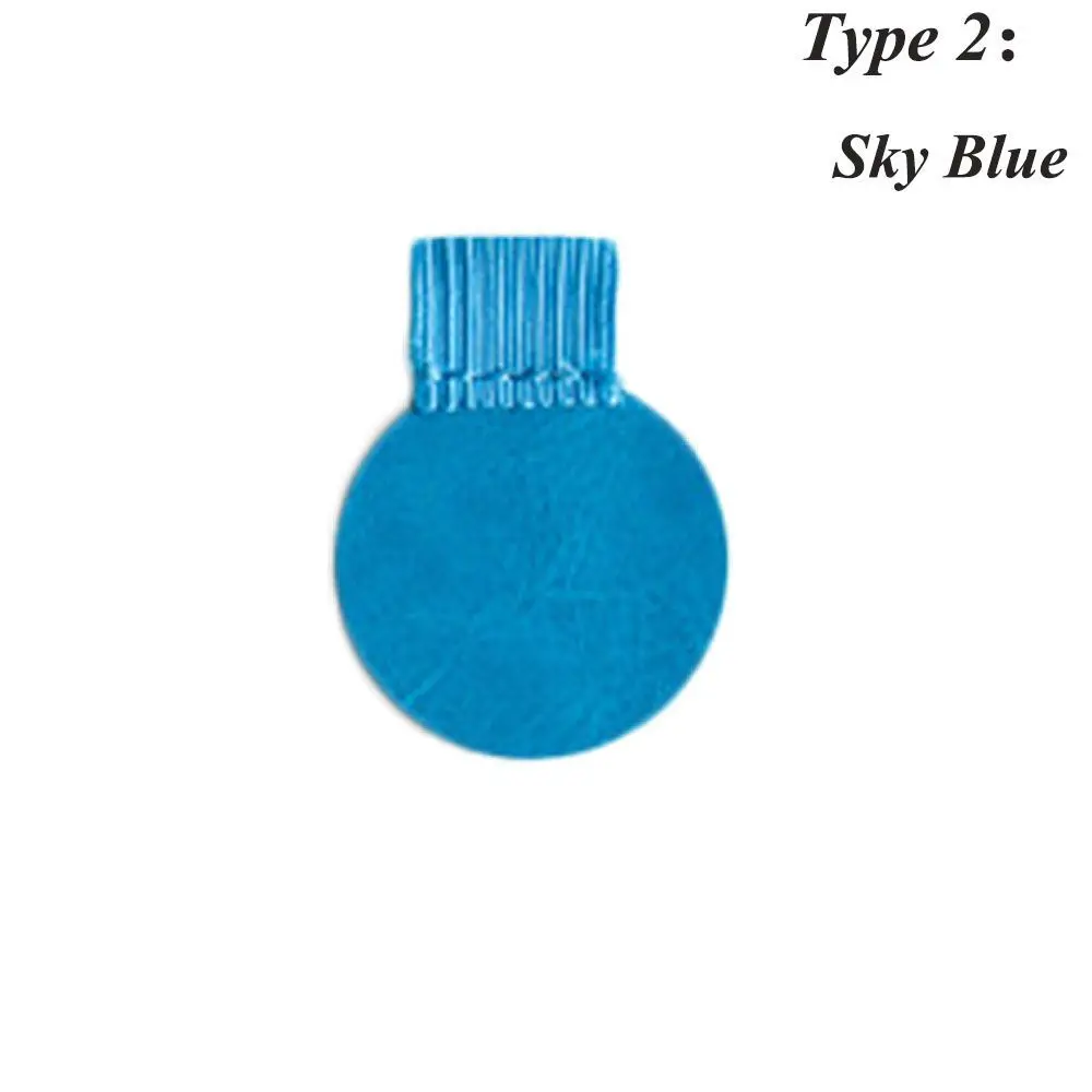 

4 Pcs / Set Portable Multicolor Notebook Accessories Leather Pen Clips Pencil Elastic Loop Self-adhesive Pens Holder