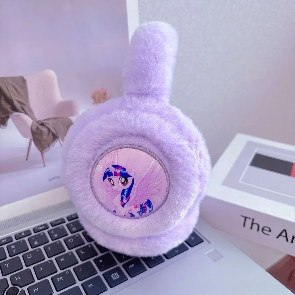 My Little Pony Girl winter Ear EarmuffsFoldable Warm Protect Cute Faux FurSoft Fluffy Earcap Korean Style childrenEar Muff