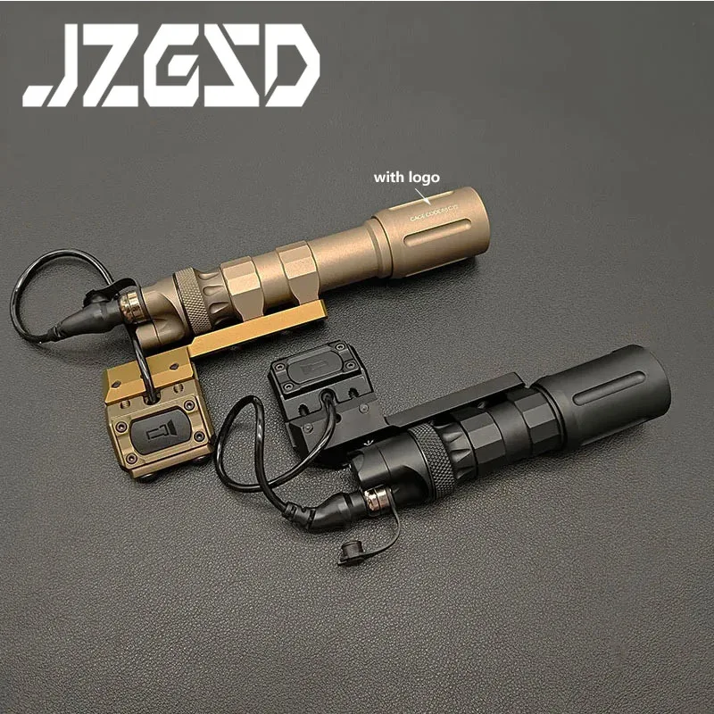 

Airsoft Metal Flashlight V2 Light Tactical High Power Hunting Weapon Scout Light Modbutton Remote Pressure Switch 20mm Rail