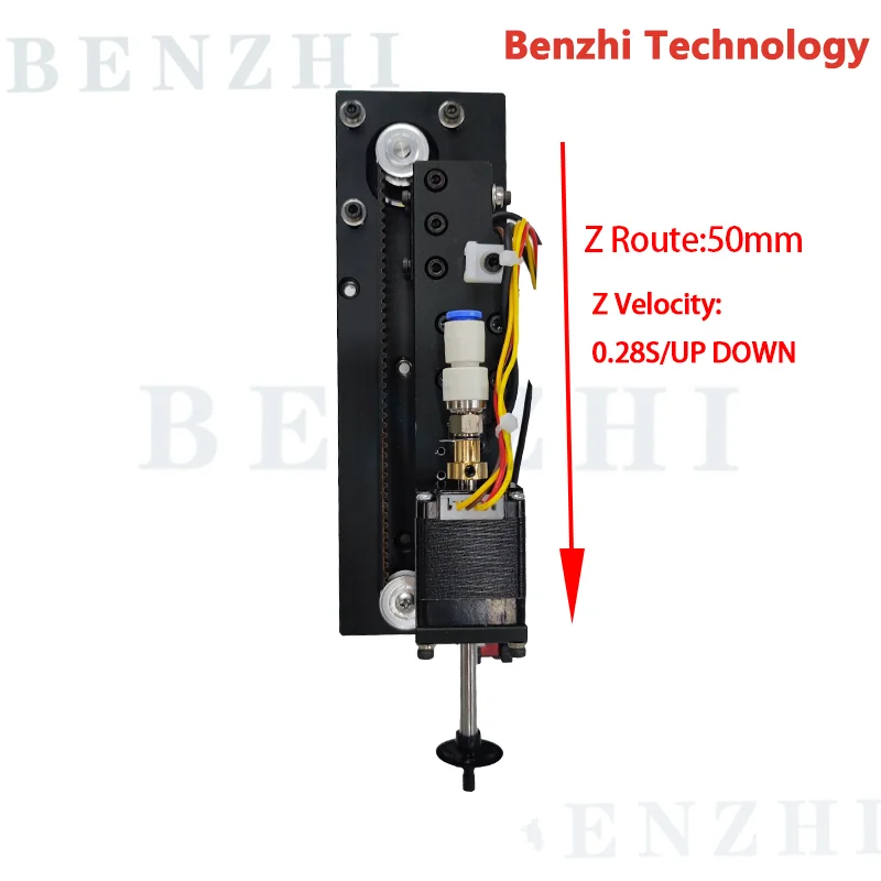 T1-B12800 SMT HEAD Timing belt mountor connector hollow shaft stepper for pick place head