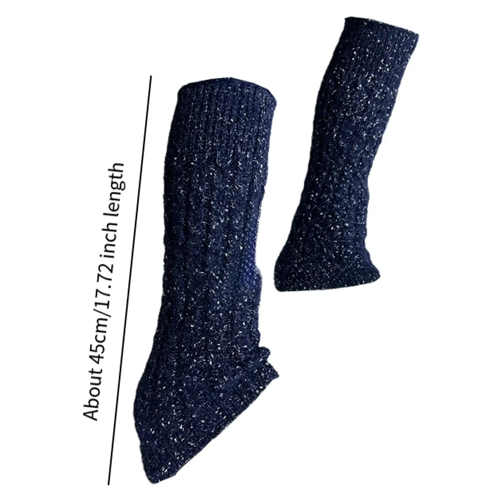 Jambières de patinage artistique, ensemble de chaussettes de mollet, couvre-jambes portables, accessoires souples, tricot torsadé, chaussettes longues pour sports d'hiver