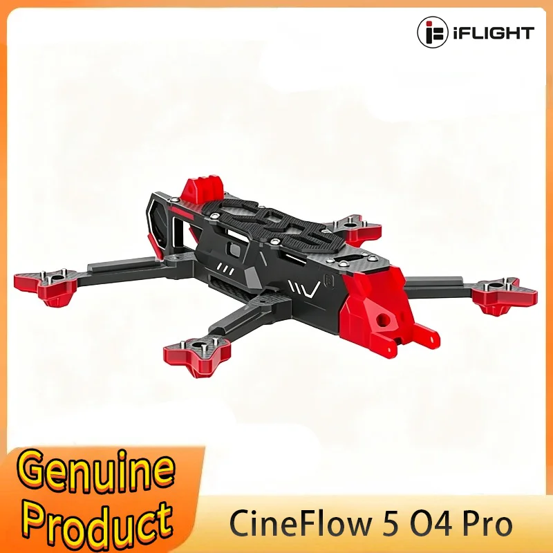 IFlight SH CineFlow 5 O4 Frame Kit 5inch (DeadCat) Wheelbase 222mm with 5mm Arm for DJI O4 Air Unit RC FPV Drone