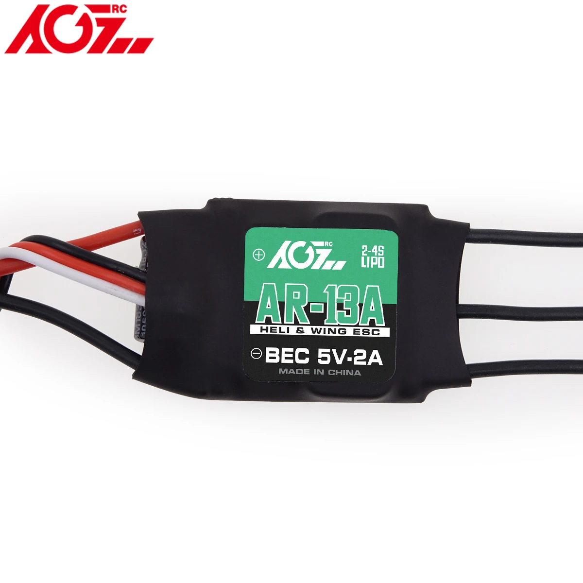 AGFRC AR-13A 13A borstelloze elektronische snelheidsregelaar ESC 2-4S met 5V 2A BEC voor helikoptervliegtuig quadcopter