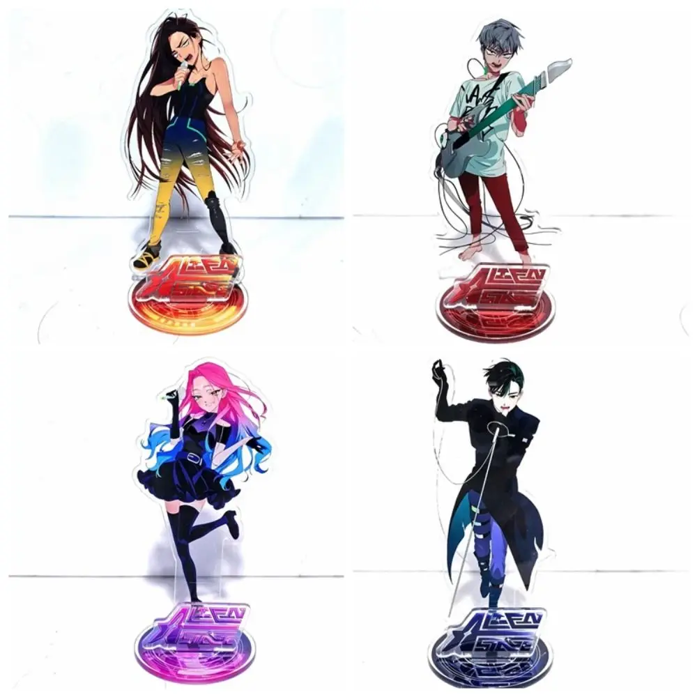 카와이 에일리언 스테이지 아크릴 스탠드 루카 미지 룸 데코 IVAN & TILL 모델 액션 피규어 데스크탑 장식품 팬들을 위한 생일 선물