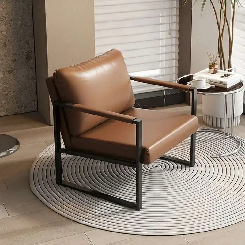 

Advanced Single Portable Vintage Furniture Luxury Design Armchair Contemporary Computer Person Muebles De Sala Bedroom Chair JGY