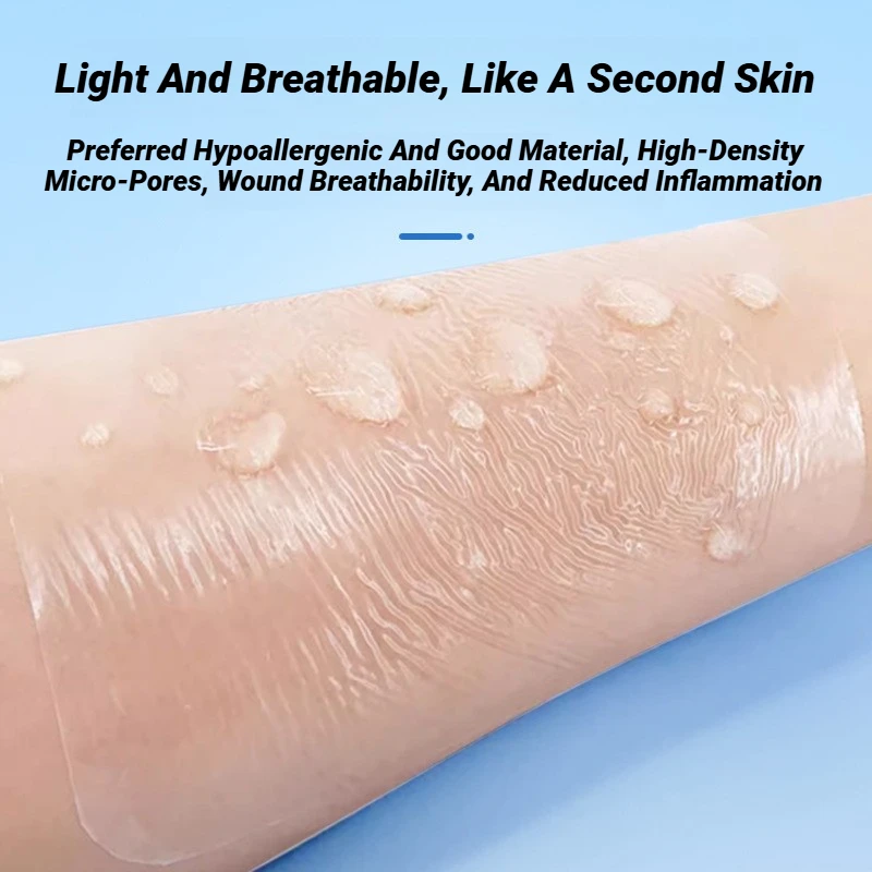 1 Roll Transparent Self-Adhesive Tape Pu Material Bandage Portable Finger Protector Anti-Friction Sticker For Bathing Daily Use