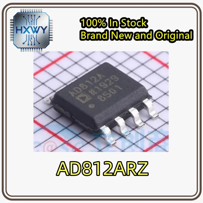 10/50 piece AD812AR AD812ARZ SOP-8 dual current feedback high speed video amplifier chip new original stock
