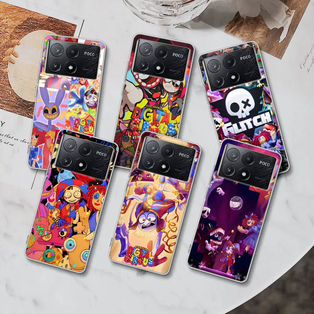 The Amazing Digital Circus Jax Case for Xiaomi Poco X6 X5 F4 M5s X3 NFC F1 F5 M5 M3 M4 GT F3 F2 X4 Pro Transparent Soft Cover