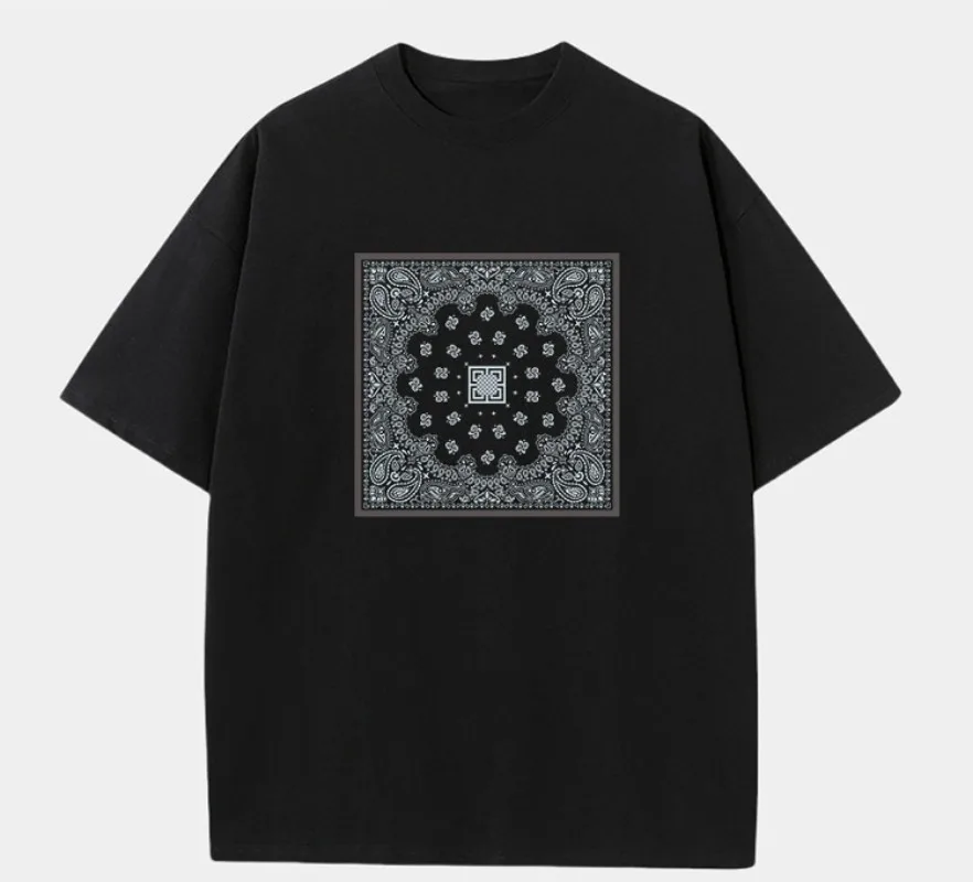 

Новая модная футболка Весна/Лето 2026 - Мужская и женская футболка из чистого хлопка с коротким рукавом - Парная футболка