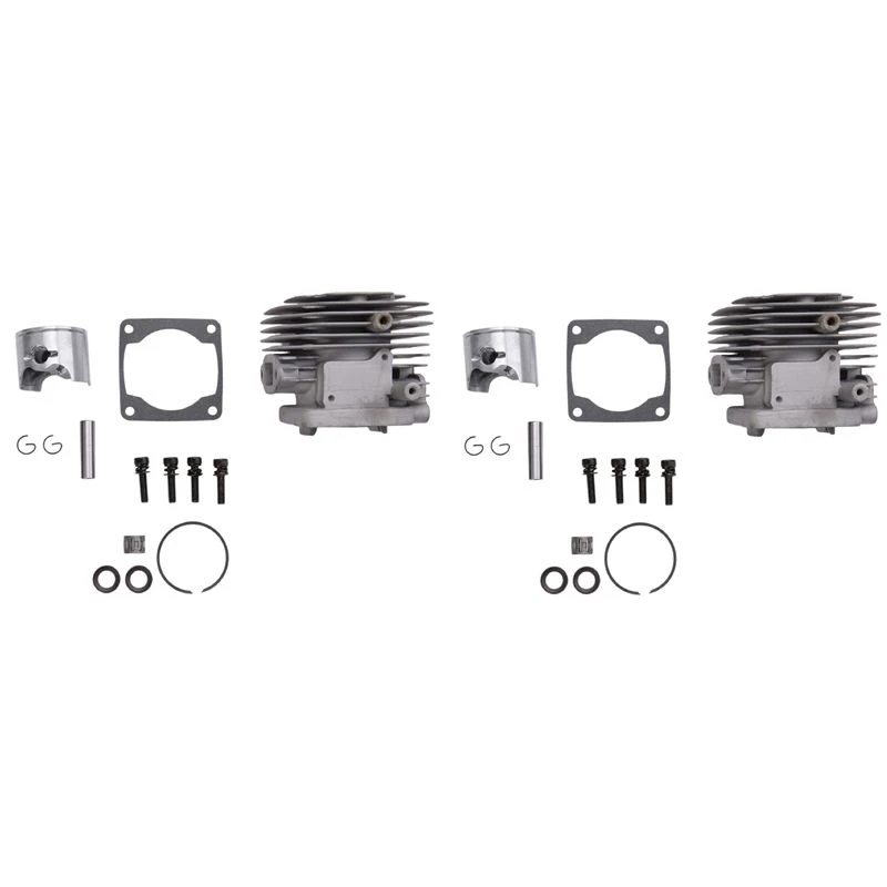A84F-2X 4 Bolt 32Cc Engine Cylinder Kit For Rovan Cy Zenoah Engine For 1/5 Hpi Km Rv Baja 5B 5T 5Sc Losi Rc Car Parts