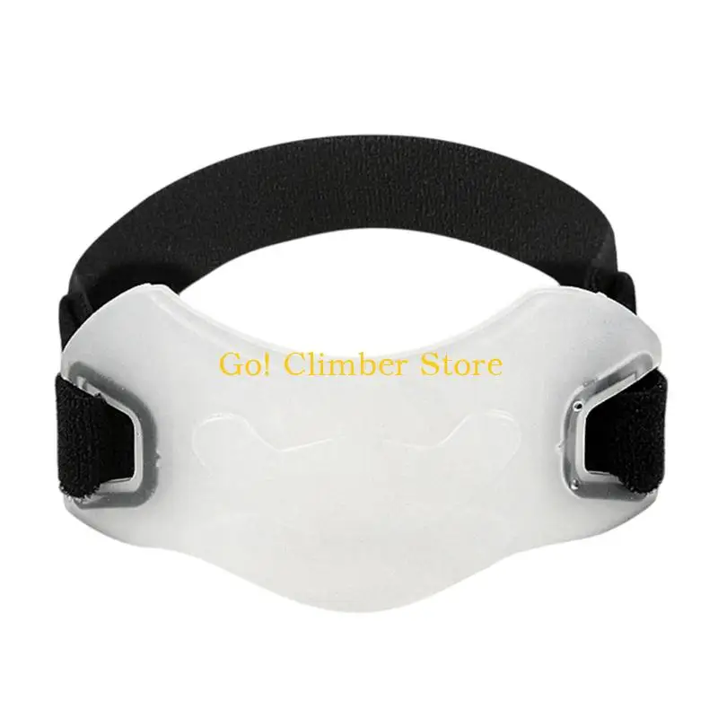 Q84C White and Black Elbow Support Elbow Guard with Adjustable Fastening Design