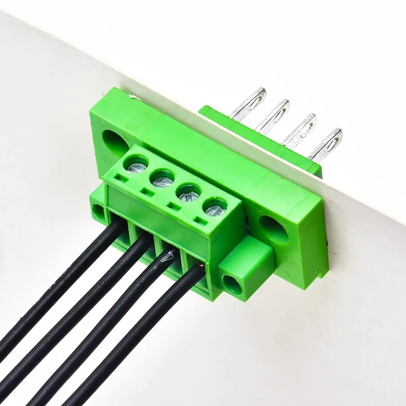 5Sets 3.81Mm Pitch Door Muur Pluggable Terminal Blokken 15Edgwb 3.81 2/3/4/5/6/7/8pin Plug + Pin Header Set