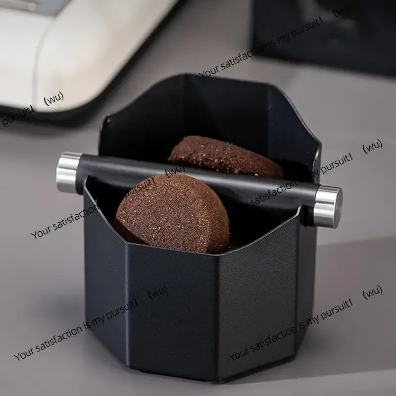 

Small coffee grounds collection box with detachable percussion stick for family cafes