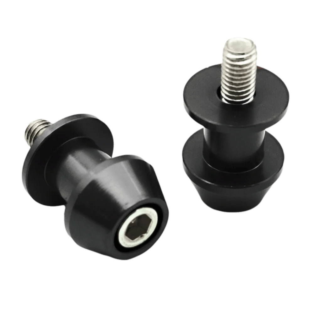 10mm Diameter Motorcycle Swingarm Spools CNC Machined Aluminum Alloy Swingarm Spools Slider Slider Design Screw Holder Type