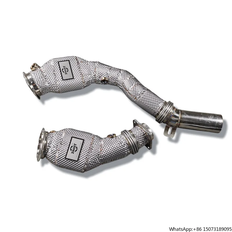

25.High Performance Stainless Steel High-Flow Front Pipe With Catalytic Converter for M2C/M3/M4 F87/F80/F82/F83