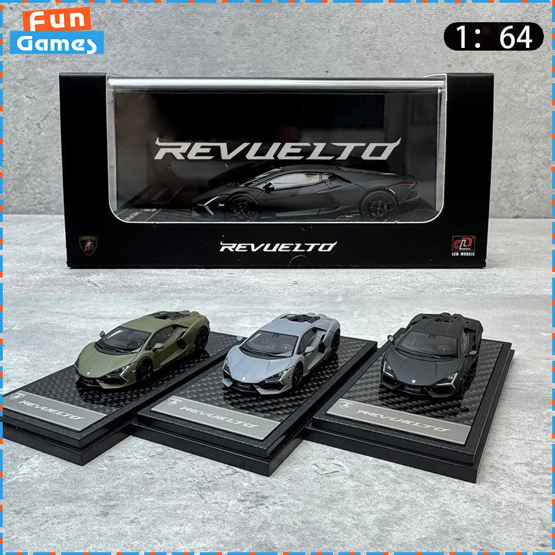 

LCD 1/64 Car Model Lamborghini Reveulto Car Model Simulation Model Diecast Model Collect Ornament Boy Custom Birthday Toy Gift