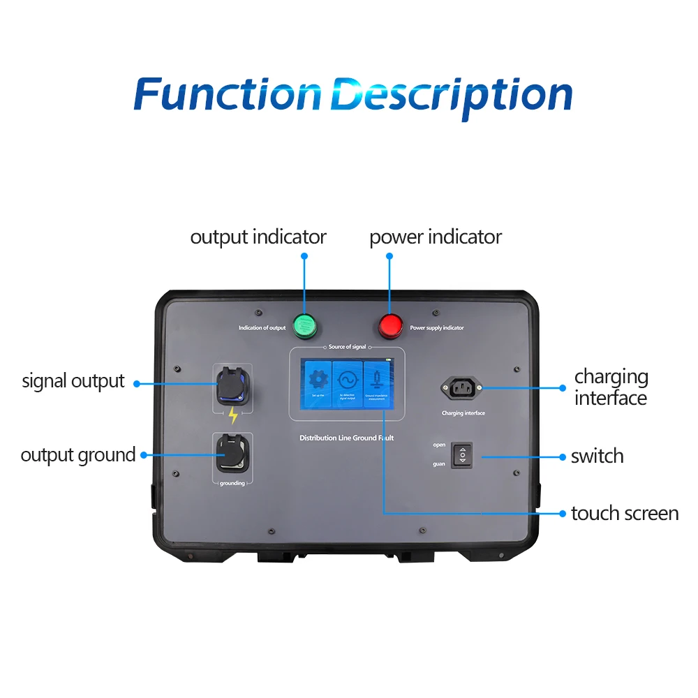 ES7050 High Precision Power Distribution Line Fault Detector Use for 6KV-35KV Single Phase Grounding Fault of Overhead Line AA