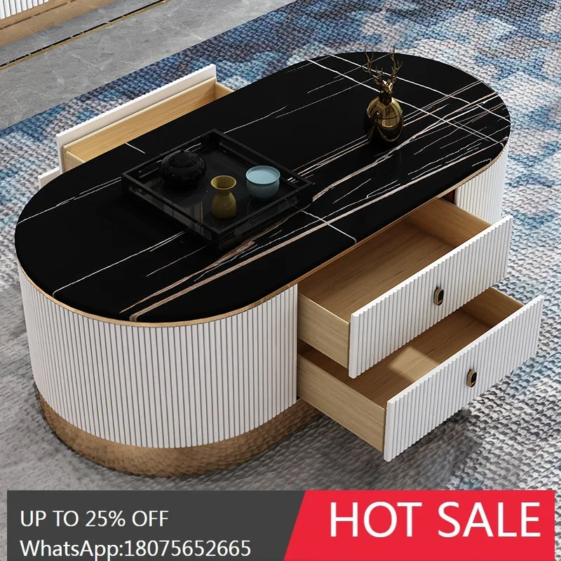 

HLZ Light Luxury TV Cabinet and Set Storage Cabinet Postmodern Minimalist Low Floor Cabinet Nordic Hong Kong Style