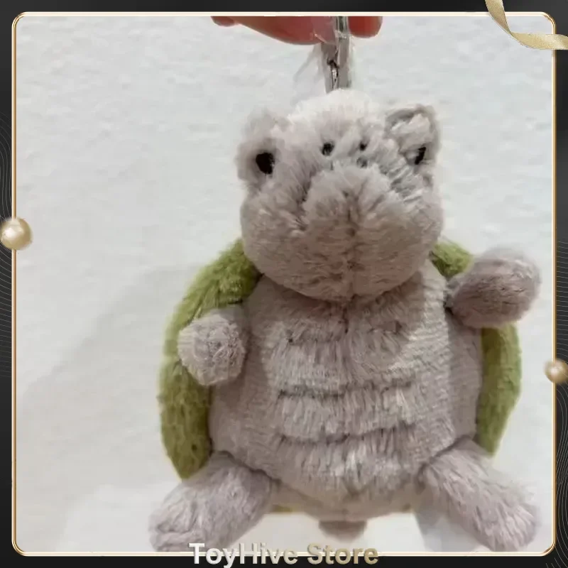 【In Stock】Jellycat Mr. Timmy Turtle Pendant Keychain Cute Girl Bag Doll Plush Toy Key Ring Cute Turtle Plush Toy Baby Doll Gifts image 4