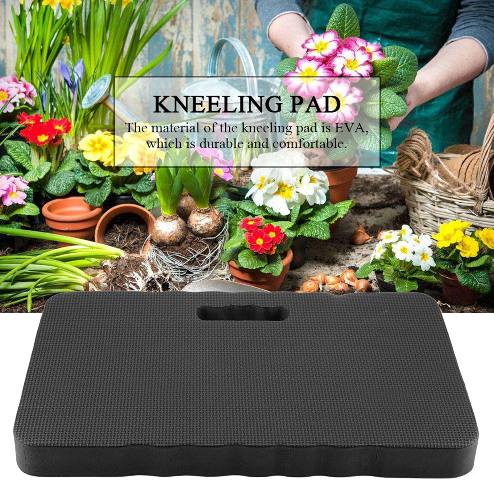 ZK30 Kneeling Pad Garage Garden Kneeler Mat Kneel Cushion Knee Protection(Black)