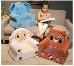 Baby Children Toddler Baby Care Stuffed Animal Shape Ride On Toy Soft Chair Couch Rug Sofa For Boy&Girl