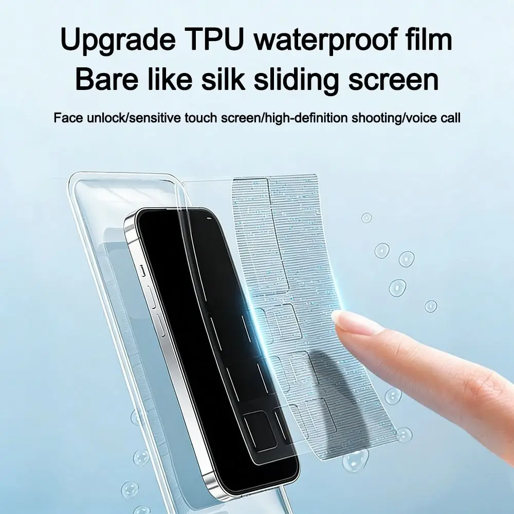 

Водонепроницаемый чехол для телефона с сенсорным экраном, защита от пыли, защита от ударов, прозрачный защитный чехол для телефона