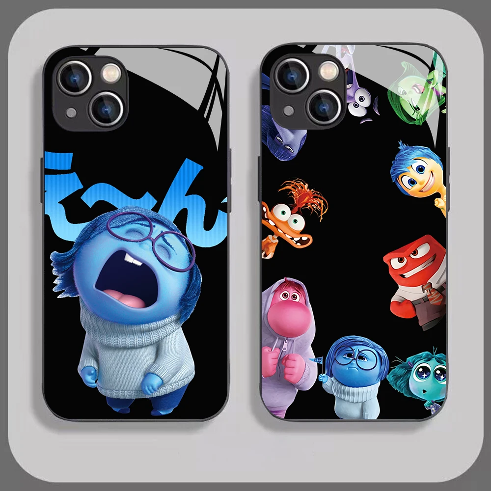 Cartoon Inside Out 2 Phone Case for Samsung Galaxy S24 S23 S22 S21 S20 Note20 Ultra Plus FE M20 M34 54 4G 5G Silicone Back Cover