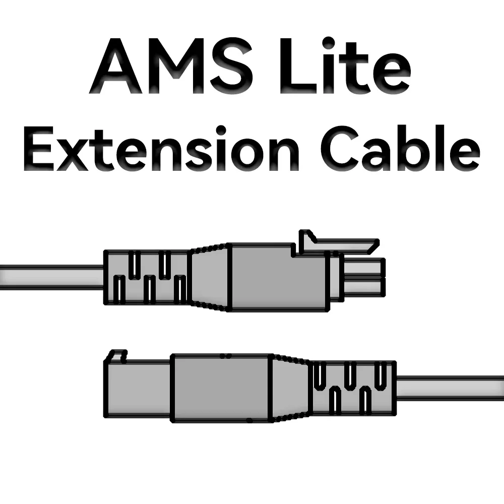 For  Bambu Lab AMS Lite Extension Cable 1M 4-pin Cable For A1/A1mini 3D Printer For Bambulab Parts