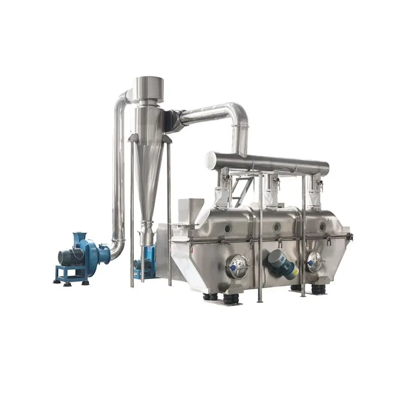 Automatic Fluid Bed Dryer PLC Pump Motor High Output Food Granule Powder Drying Machine OEM Customized