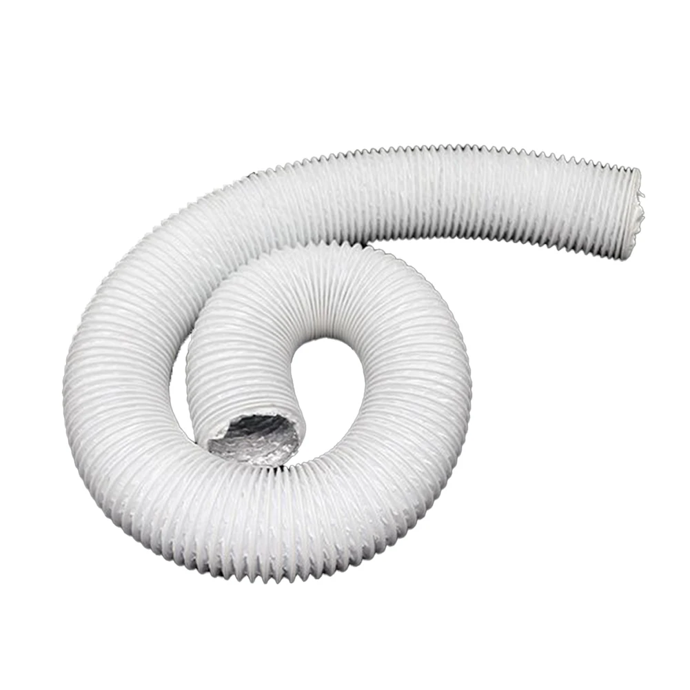 150mm Air Duct 6m Exhaust Pipe Efficiency Enhancer Heat Resistant Design Optimized Airflow Grey Home Ventilation