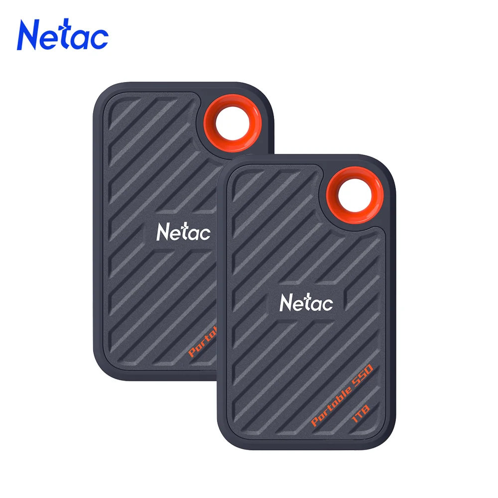 

Netac ZX20 1TB External Hard Drive Portable 512G 2TB Original SSD Type-C 2000MB/s Solid Disk Storage Device for Windows/Mac