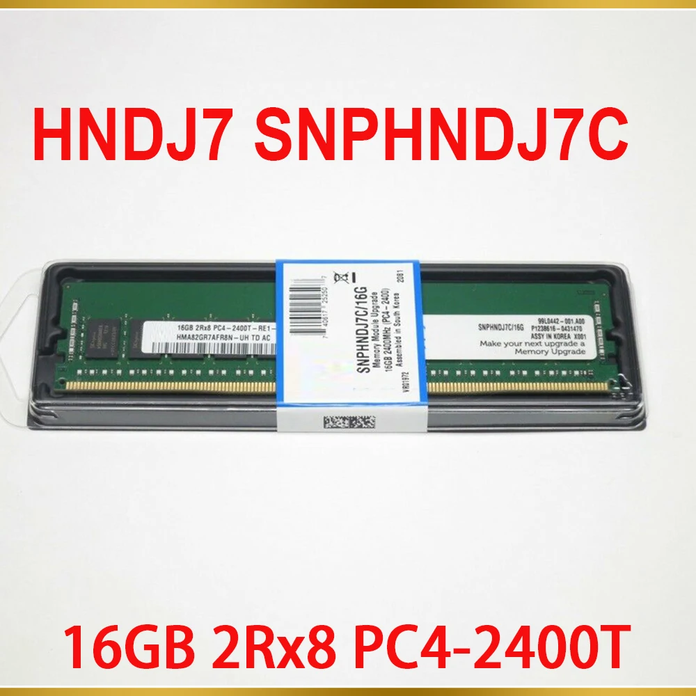 

1PCS Server Memory HNDJ7 SNPHNDJ7C 16G 16GB 2Rx8 PC4-2400T RAM