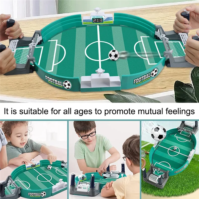 A69P-Soccer Table For Family Party Football Board Game Desktop Interactive Soccer Toys Kids Boys Sport Portable Game Gift
