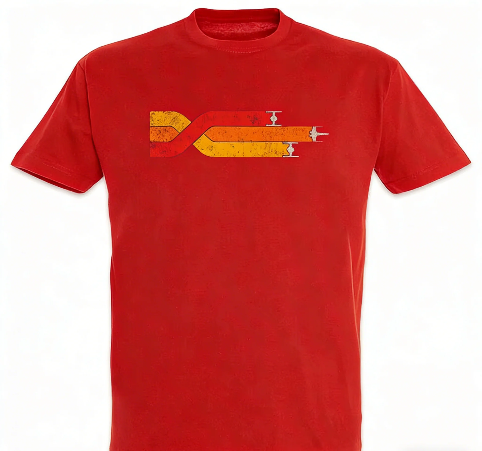 Cotton Star Battle Knot Star X Fun Tie Wing Wars Skywalker Fighter Men's Women's Tshirts Children's Adult Parent Child T Shirts - view 3