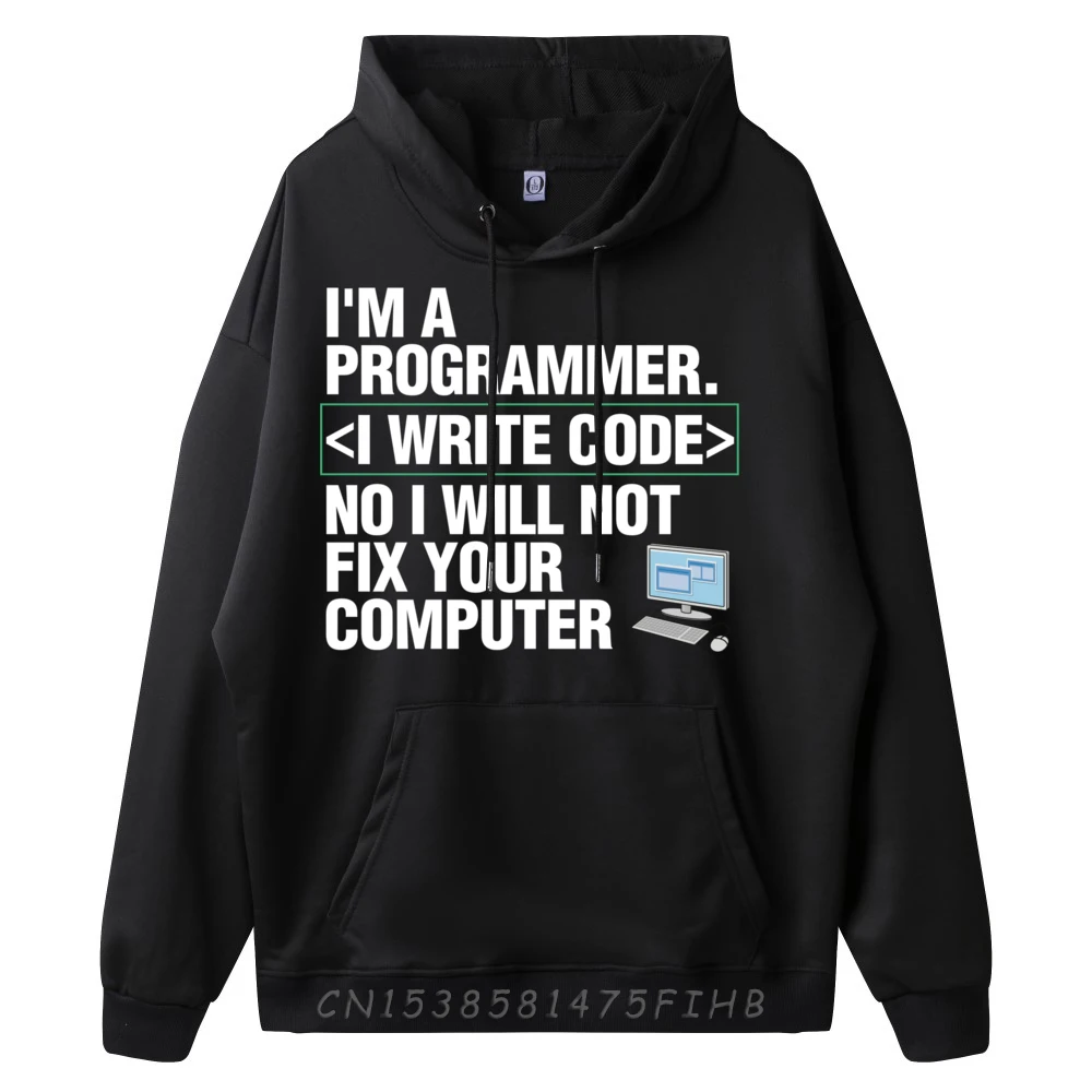 Computer Programmer Funny Coder Mens Designer Hoodies Mens Gifts Print Christmas Sweater Long Sleeve