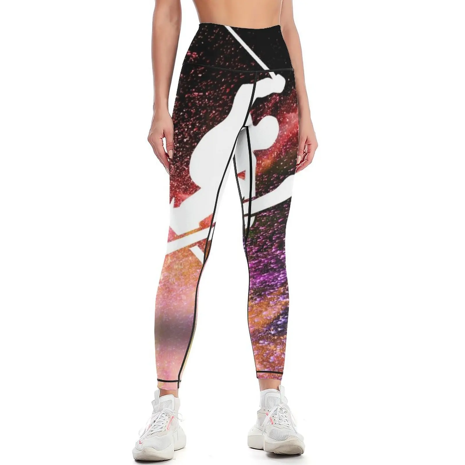 Skiing colorful explosion Leggings Women's sports pants sportswear for gym Womens Leggings