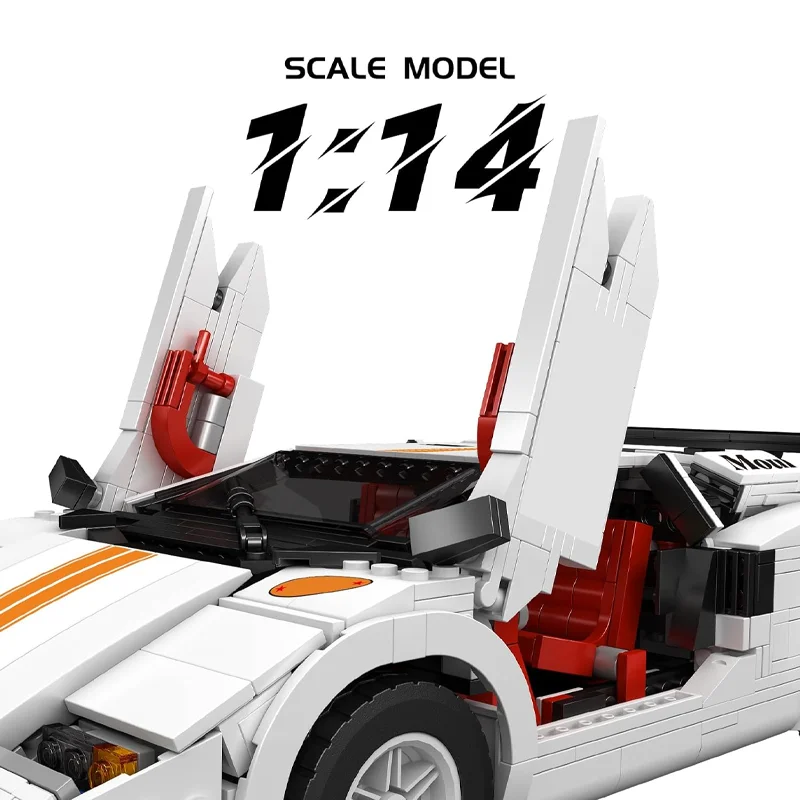 2025 New 1349PCS Super Sports Car Building Set Racing  Model Collection Set  Adult Construction Toy Birthday Gift Building Toys