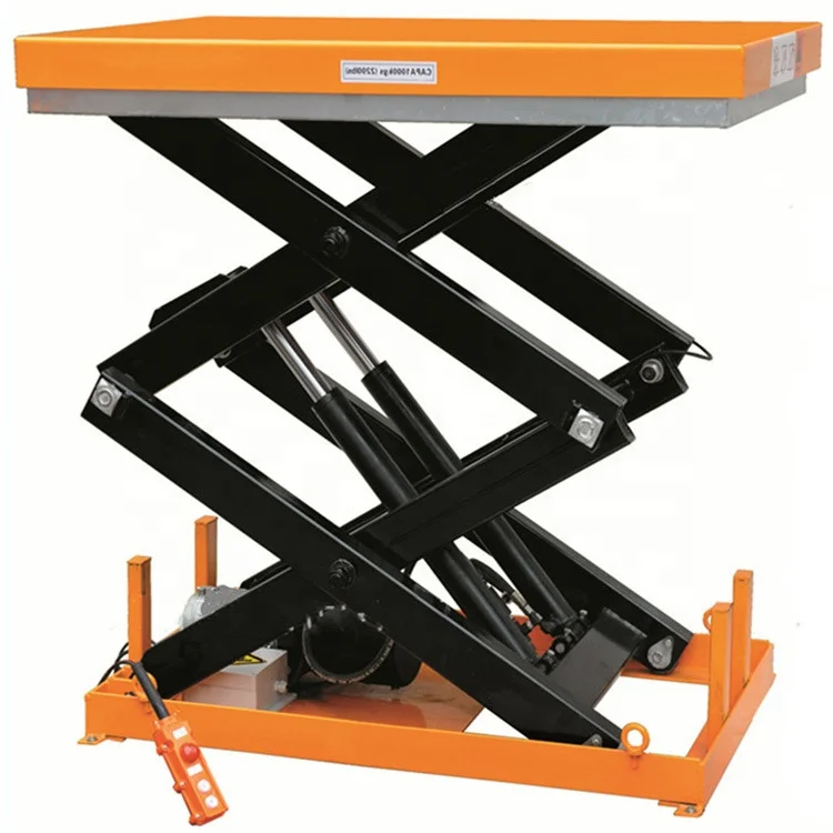 500 kg 1 ton to 4  small electro-hydraulic fixed lift table