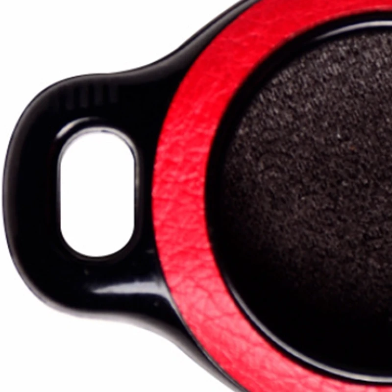 เคส airtag ป้องกันการสูญหายเหมาะสำหรับ Apple เคสหนัง airtag เหมาะสำหรับอุปกรณ์ติดตาม Apple ป้องกันการตกสีดำ