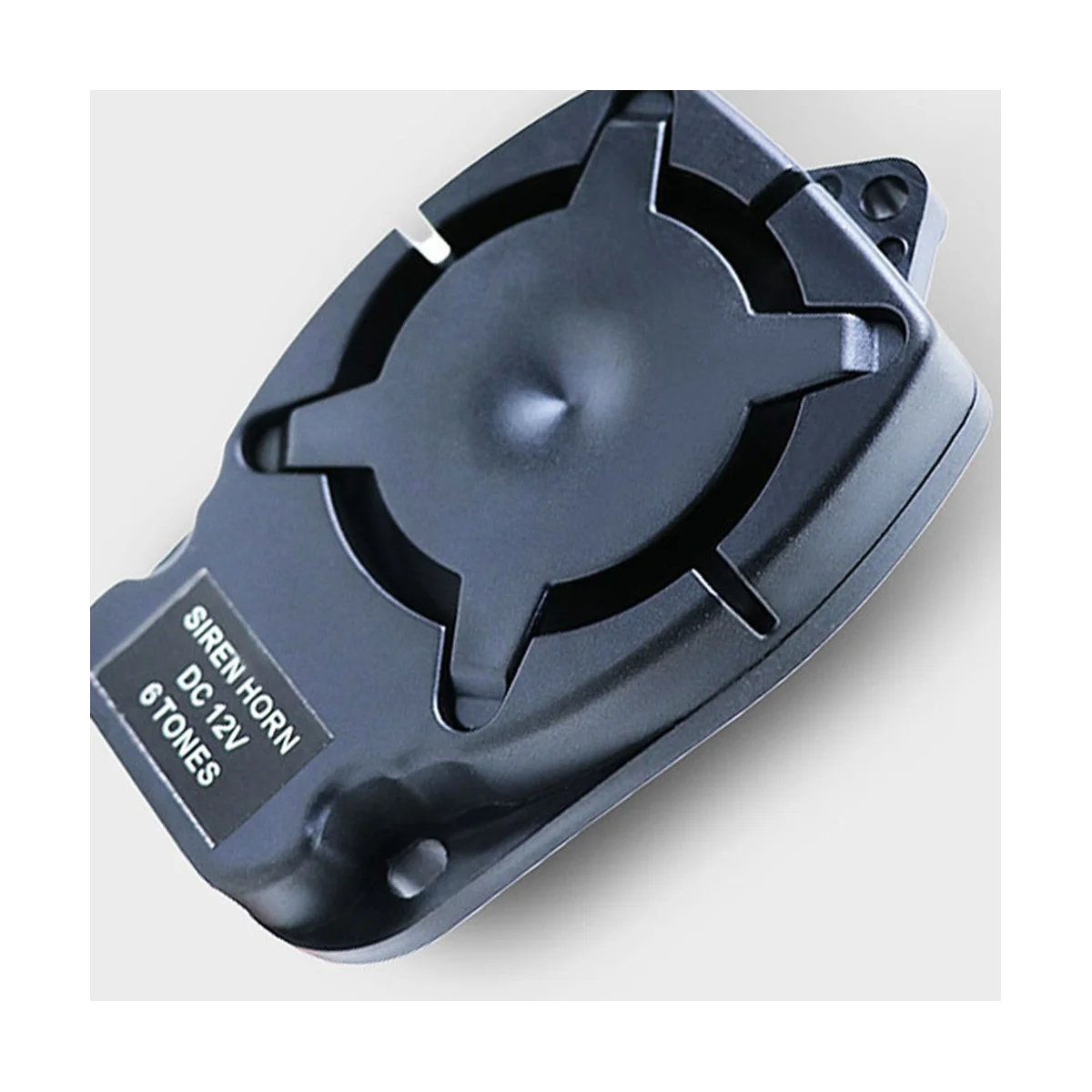 알람 경적 사이렌 부저, 소형 사이렌 경적, 높은 데시벨 플랫 바디, 소형 사이렌 경적, 12V, 6 톤 110 포인트