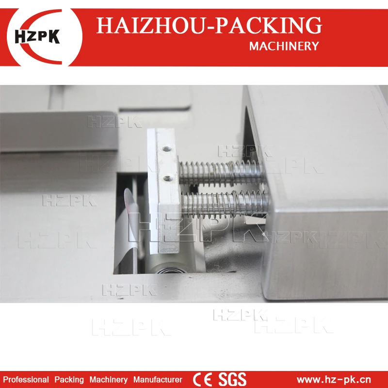 HZPK mesin pelabelan sudut kanan 90 derajat | Pelabel otomatis berperekat untuk karton dan MT-90 penyegel tahan Tamper