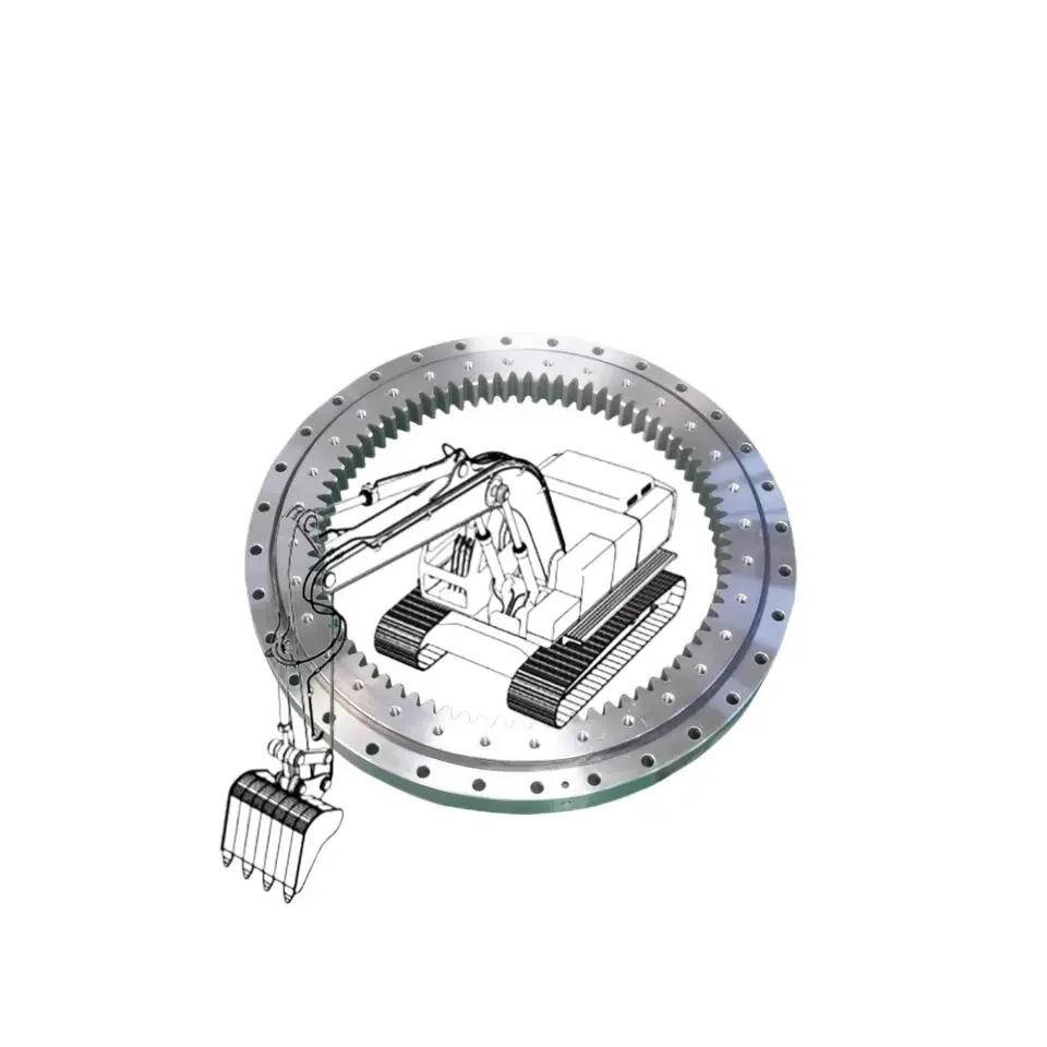 

S305512A Single Row Four Point Contact Ball Bearing Swing Ring Slewing Bearings for Dongyang SS1926 Truck Crane