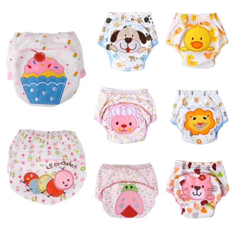 20PCS Waterproof Baby Training Pant Underwear Cotton Learning Study Infant Pants 80/90/100