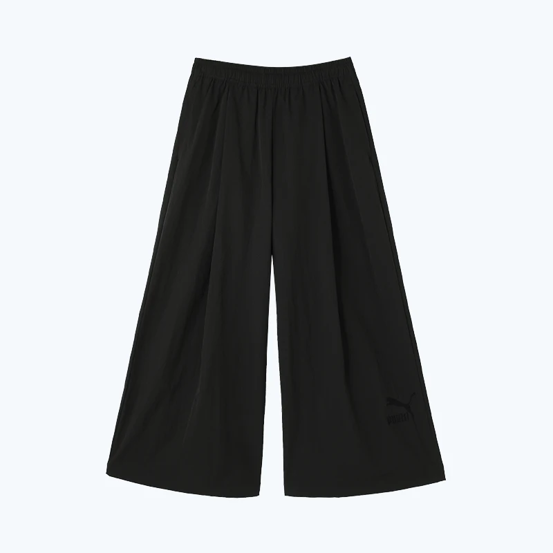 

Брюки Puma Authentic T7 Woven Pants W, женские спортивные повседневные брюки свободного кроя с завязками 625686-01