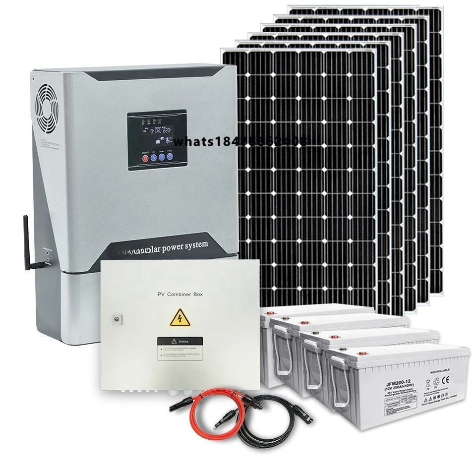 Efficient 6kw solar system Solar generator Complete solar panel system for residential use