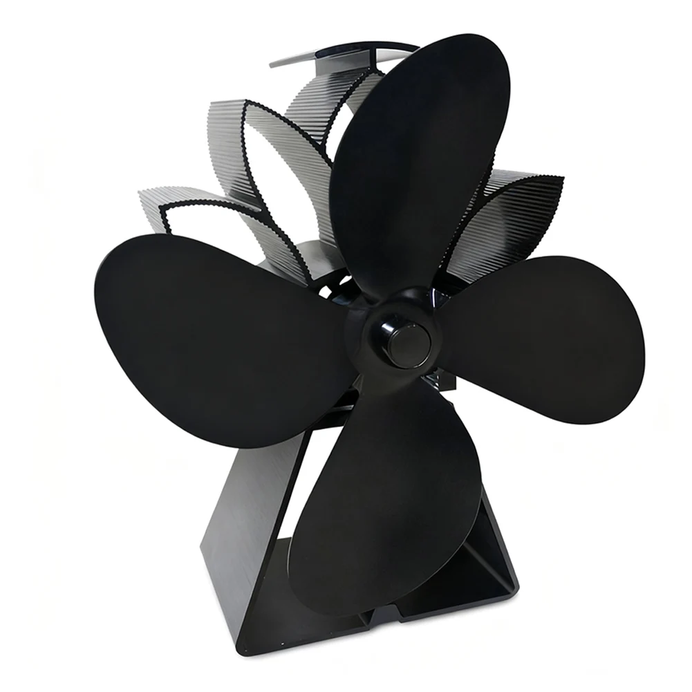 Decorative Stove Accessory 140*100*195mm Self-powered Fan Dynamic Speed Control Fan Cleaning Tool Dynamic Speed Control